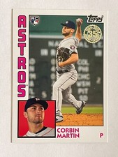 2019 TOPPS UPDATE CORBIN MARTIN #84-26 ROOKIE '84 TOPPS STAMPED ASTROS BASEBALL