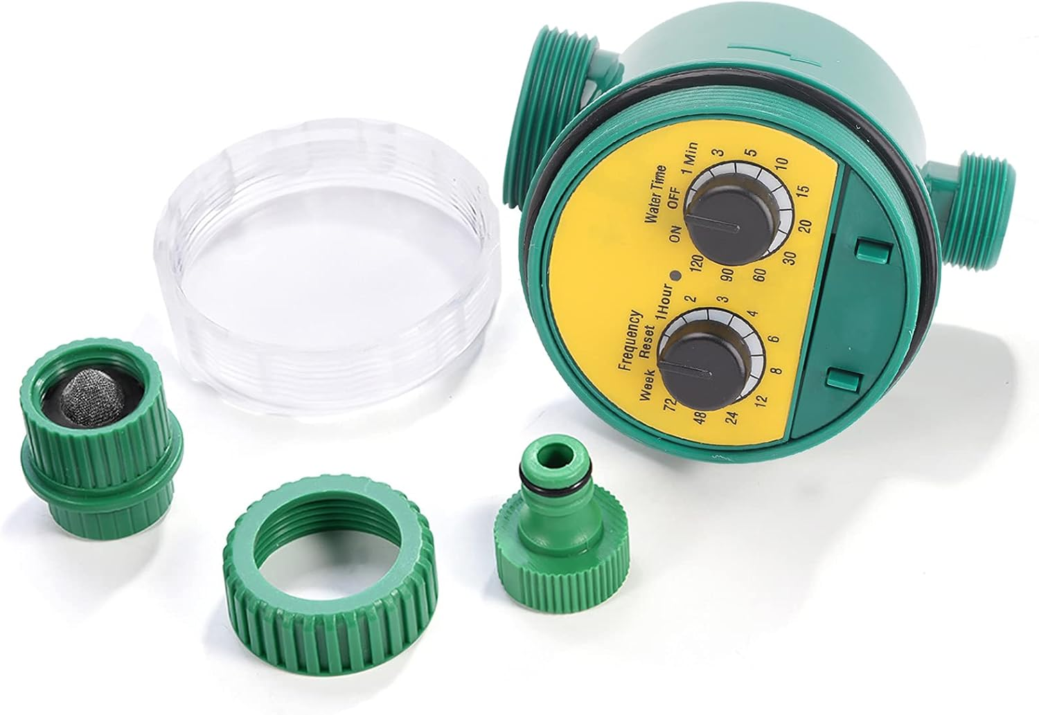 Outdoor Garden Hose Faucet Timers, Dial Sprinkler Timer with Rain Delay Manual A