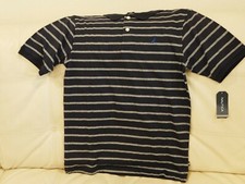 NEW WT BOYS SPORT NAVY BLUE 453 NAUTICA POLO COLLARED SHIRT LARGE 14/16 N881677Q