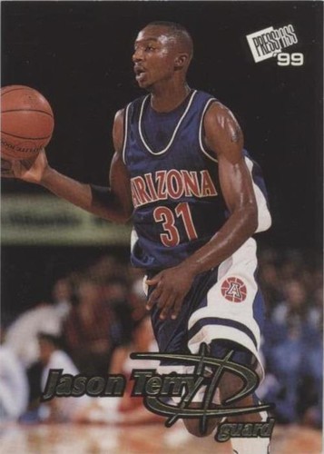 JASON TERRY 1999 PRESS PASS Autographed Signed BASKETBALL Card 