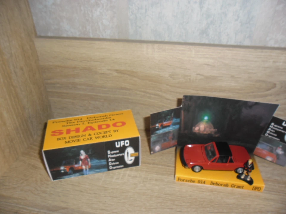 UFO SHADO GERRY ANDERSON PORSCHE 914 Deborah Grant CODE 3 MODEL  + BOX / DISPLAY - Image 3 of 4