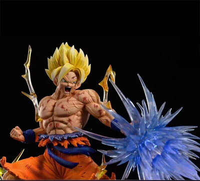 DRAGON BALL Z Figurine Son Goku Freezer Statue Figure Anime DBZ 25cm Décoration EUR 57,00 - FR