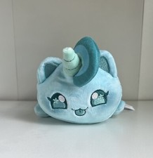 Aphmau MeeMeows Turquoise Unicorn Cat 6" Plush Limited Edition