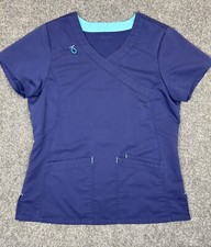 Scrubstar Women's Premium Collection Stretch Mock Wrap Scrub Top - Size Small