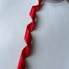 10 Metres Double Sided Satin Ribbon 6mm, 15mm, 25mm Reels Plain Craft