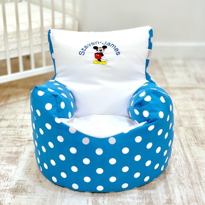 childrens personalised bean bag chair