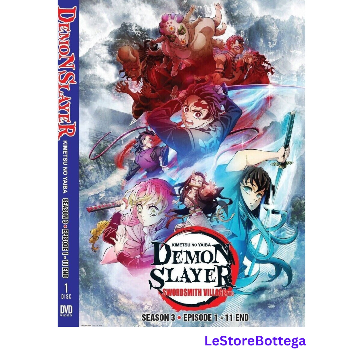 Demon Slayer: Kimetsu No Yaiba Season 3 Swordsmith Village Arc DVD