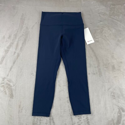 Lululemon Align High Rise Leggings Women 8 True Navy Crop 23'' Nulu Yoga NWT $98