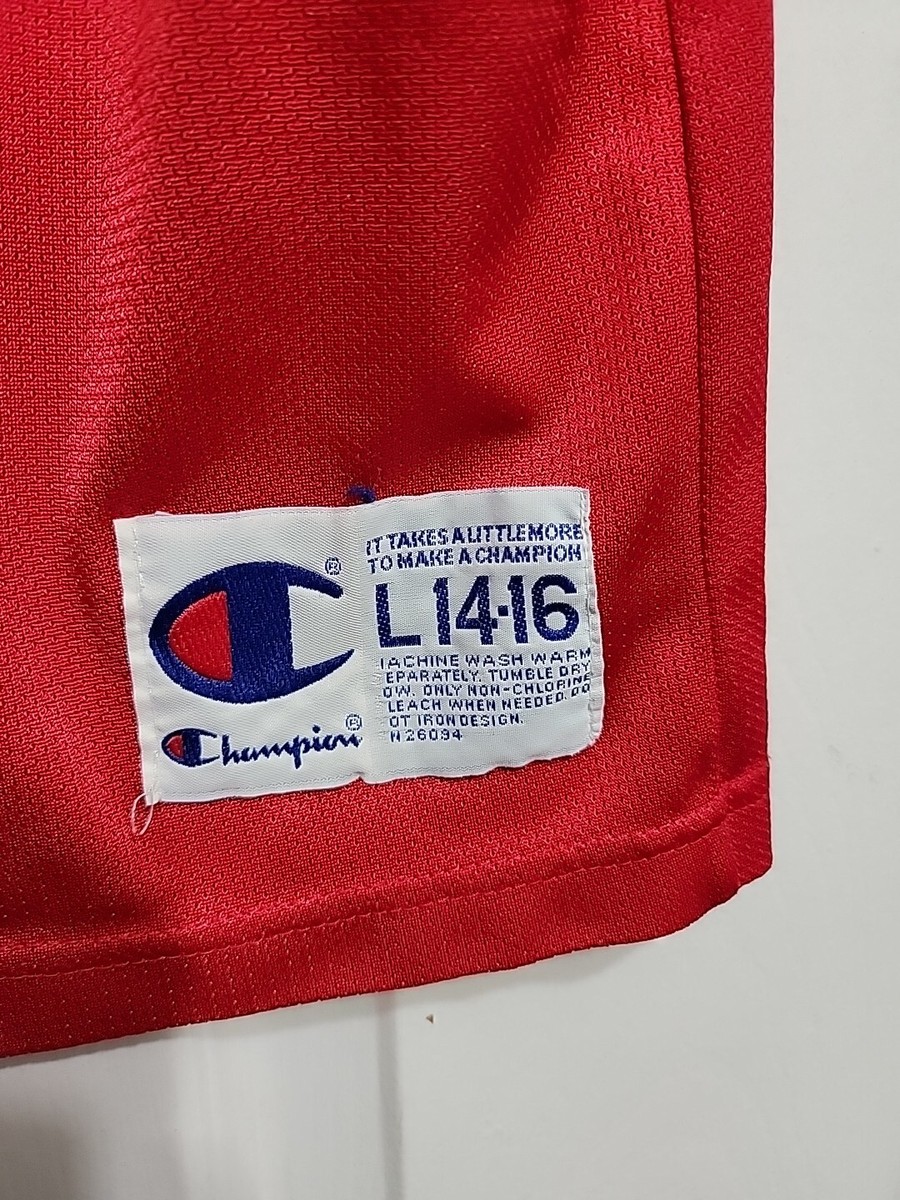 Vintage Champion Jersey Youth Large 14-16 Chicago Bulls Authentic