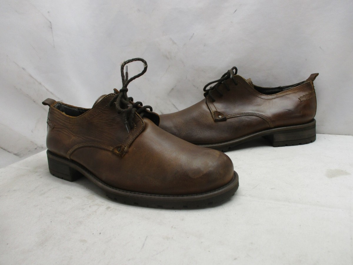 Brown Men\'s Hippopotamus Leather Lace-Up Dress Shoes Whole Cut Oxford Shoe in Hippopotamus leather main image 2