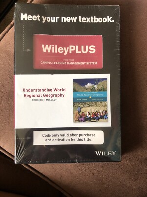 WileyPlus Understanding World Regional Geography-Access Code Included (NOT USED)