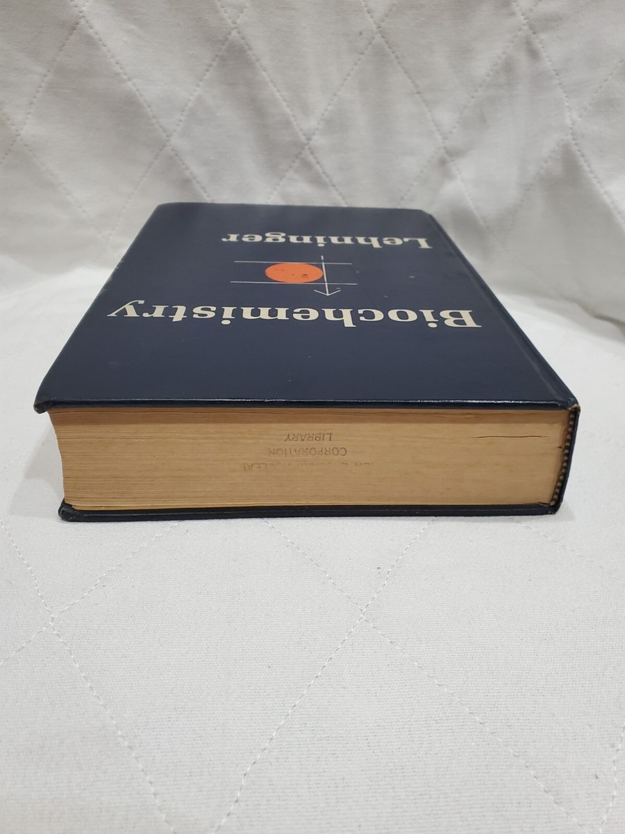 Biochemistry, Albert Lehninger, 2nd Edition, 1978, NE Nuclear Corp