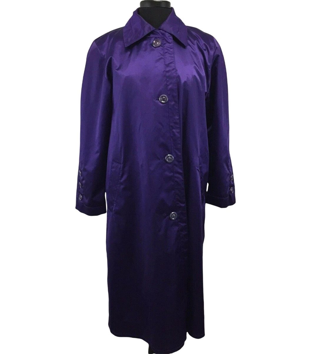 London fog purple best sale coat