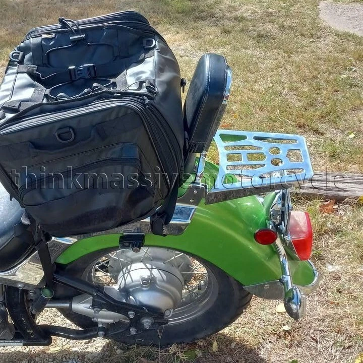 1998-up Yamaha V Star V-Star 1100 / 650 Rear Luggage Rack Carrier Chrome - Image 3 of 4