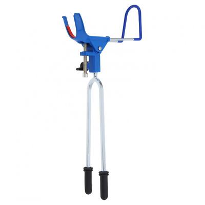 alarm fishing rod holder 2pcs/lot 360 Degree Adjustable Fishing Rod Holder with 4 Fishing Rod Alarm  Bells