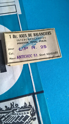 2X Axes de Balancier Montre LIP T18