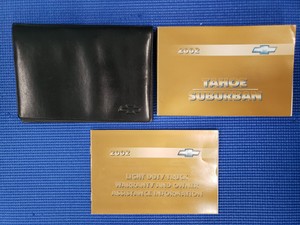 2002 Chevrolet Tahoe Suburban Owners Manual With Case Mint Ebay