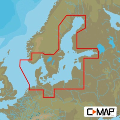 C-MAP EN-Y299 Dänemark Schweden Norwegen Ostsee C-CARD Digital Charts SD Karte