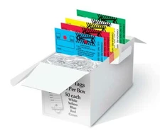 Automotive Versa-Tag Versa Tag Key Tags with FREE Key Rings (Mixed Box)