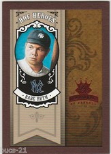 BABE RUTH 2005 DIAMOND KINGS DONRUSS HOF HEROES RED FRAME BASEBALL CARD #HH-23