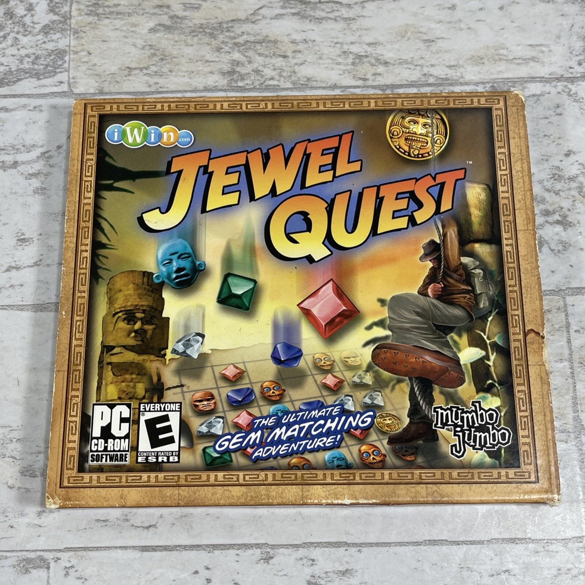 Jewel Quest Game Gem matching adventure PC CD-ROM GAME Rated E