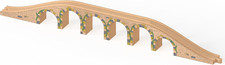 Toys 6 Arches Viaduct Bridge for Wooden Railway Track Compatible with Thomas Tra