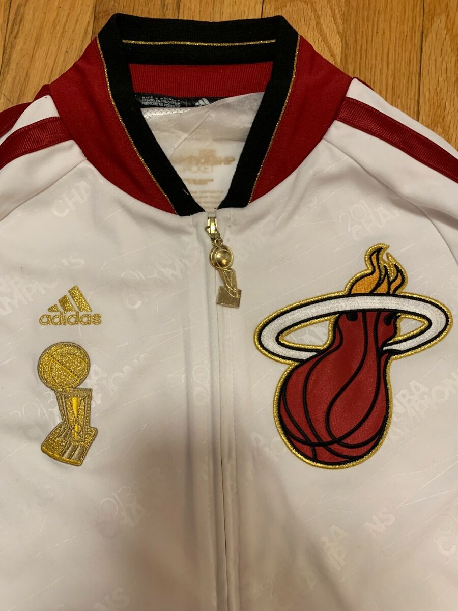 Miami Heat Adidas TRB Championship Full Zip Track Jacket Miami Heat Adidas TRB Championship Full Zip Track Jacket