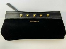 Pierre Balmain Makeup Bag Vintage Style Designer Mini Clutch Pouch New Genuine