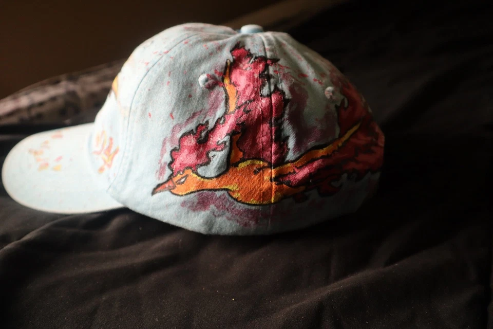 Legendary Pokemon Custom Painted Hat (RARE) - Image 3 of 4