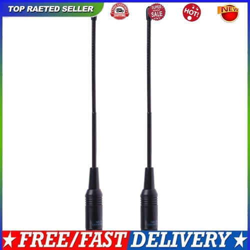 2pcs SMA-Male Dual Band Antenna 144/430mhz 2.15db for Baofeng UV-3R UV-100