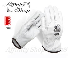 12x Force360 Certified FULL LEATHER RIGGER GLOVES Cowhide Riggers Work Glove 