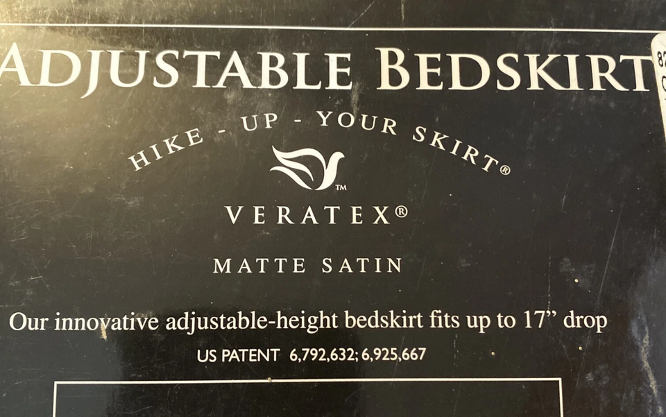 Nueva Falda de Cama Ajustable Veratex Hike-Up-Your Talla Queen Marrón TB1 Foto 4 de 4