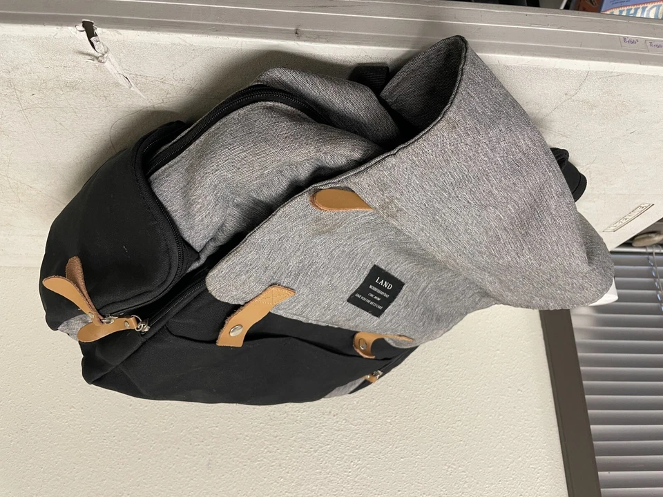 LAND Mummy Diaper Bag Backpack Maternity Baby Nappy Bag Large Capacity - Image 3 of 4