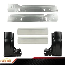 For For 99-16 Ford Super Duty 2 Door Regular Cab 6Pcs Rocker Panel Inner Cab Kit