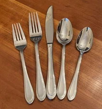 Oneida JOANNE JOANN Stainless Flatware Frosted Center - Choice