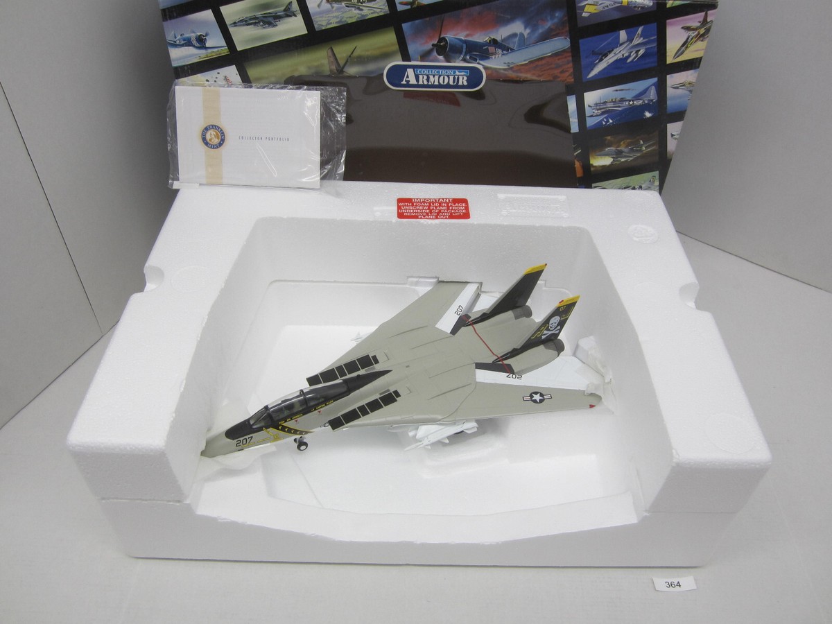 Franklin Mint Armour 98036 1/48 B11B808 US Navy F-14 Tomcat 