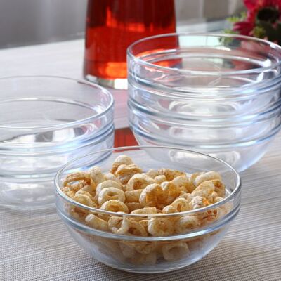 Dessertschale Alzweckschüssel Pasabahce Hartglas Salatschale Obstschale 170 mm.