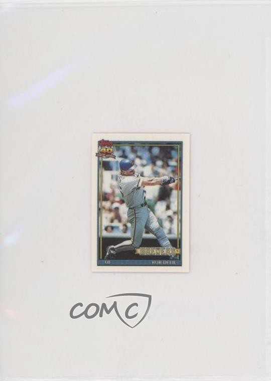 1991 Topps Micro Rob Deer #192 0c4