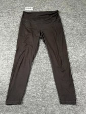 Leggings Reebok Mujer Medianos Negros Bolsillo Correr Atlético Yoga Rendimiento