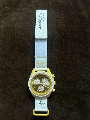 OMEGA x Swatch Speedmaster MoonSwatch Sun Yellow Men's Watch - SO33J100