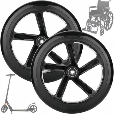 AOWESM 8 Inch Scooter Wheels 200mm Large Replacement Wheelchair Wheels w/Bearing