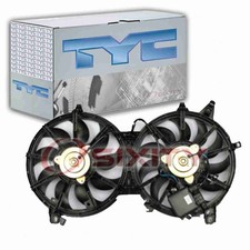 TYC Dual Radiator & Condenser Fan Assembly for 2009-2011 Infiniti FX50 Belts hx