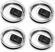 20 Oz Tumbler Lids for Yeti, 4 Pack 20Oz Magnetic Tumbler Lids, Spill Proof Repl