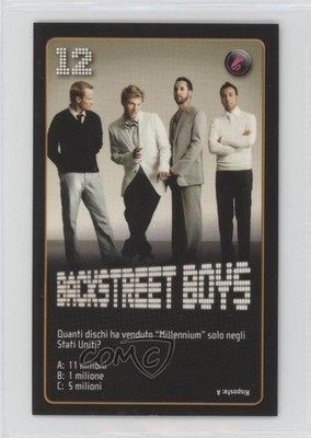 2010 Esselunga Starzone Backstreet Boys #12 5xl