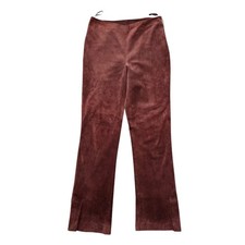 Finity Naturals vintage brown suede leather pants Size 8