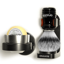 Stainless Steel Shaving Mug Bowl Men'S Shave Soap Cup with Brush Set