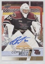 2017-18 Upper Deck CHL Auto Dylan Wells #11 Auto 3vx