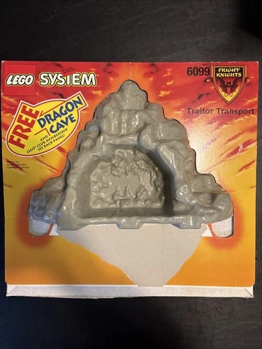 LEGO Dragon Cave Baseplate ONLY From Fright Knights Traitor Transport 6047 6099