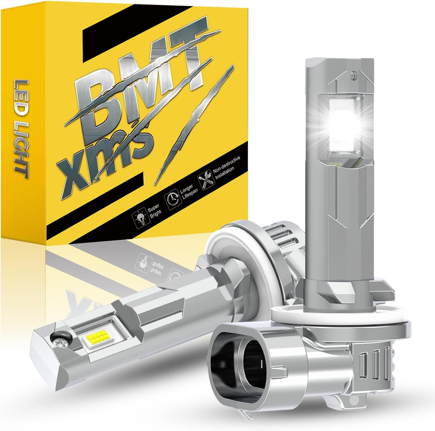 Kit 2 LED H27W 881 Fendinebbia 20000LM | Addio Luce Gialla Alogena