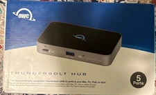 New! OWC OWCTB4HUB5P Thunderbolt 4 Docking Station – 60W Power Delivery, 5 Ports